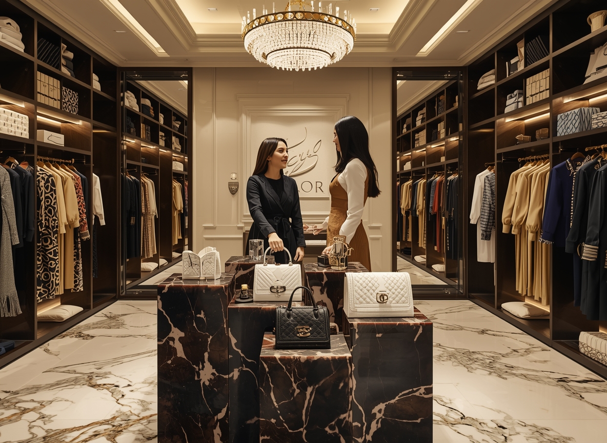 Luxury personal shopping experience