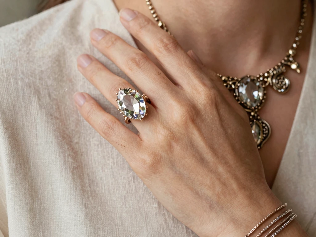 Elegant statement accessories and jewelry